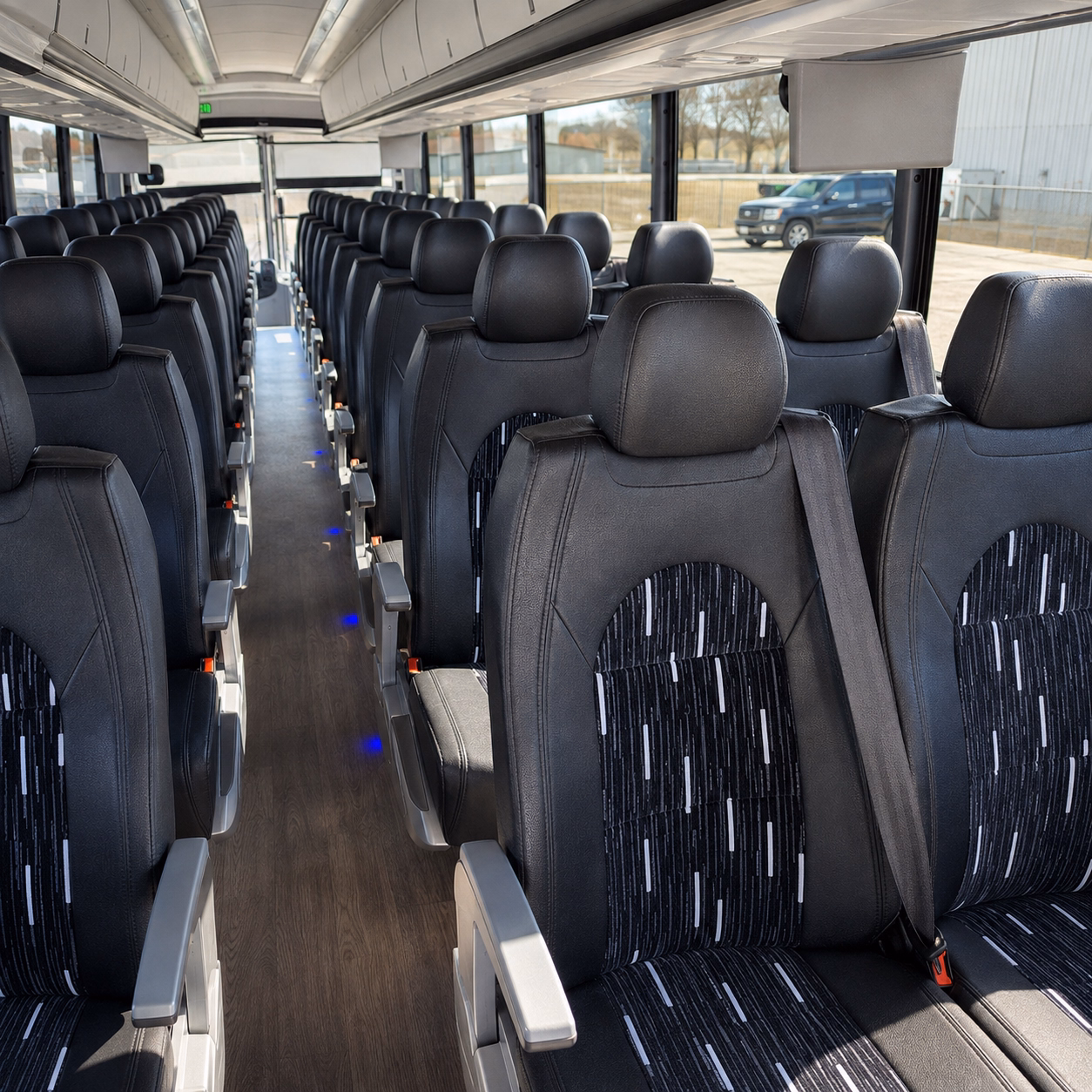 kansas city airport transportation onboard seating