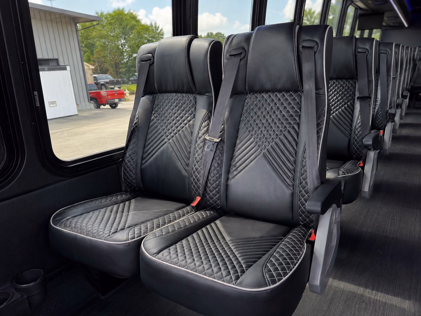 kansas city charter bus interior