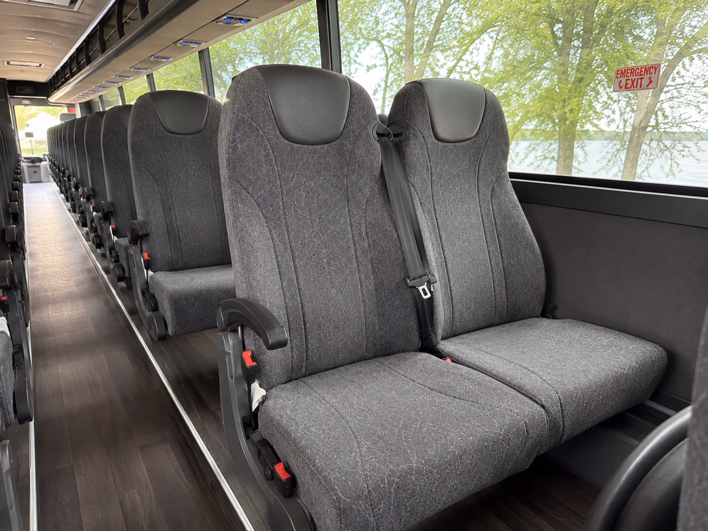kansas city charter bus services inside