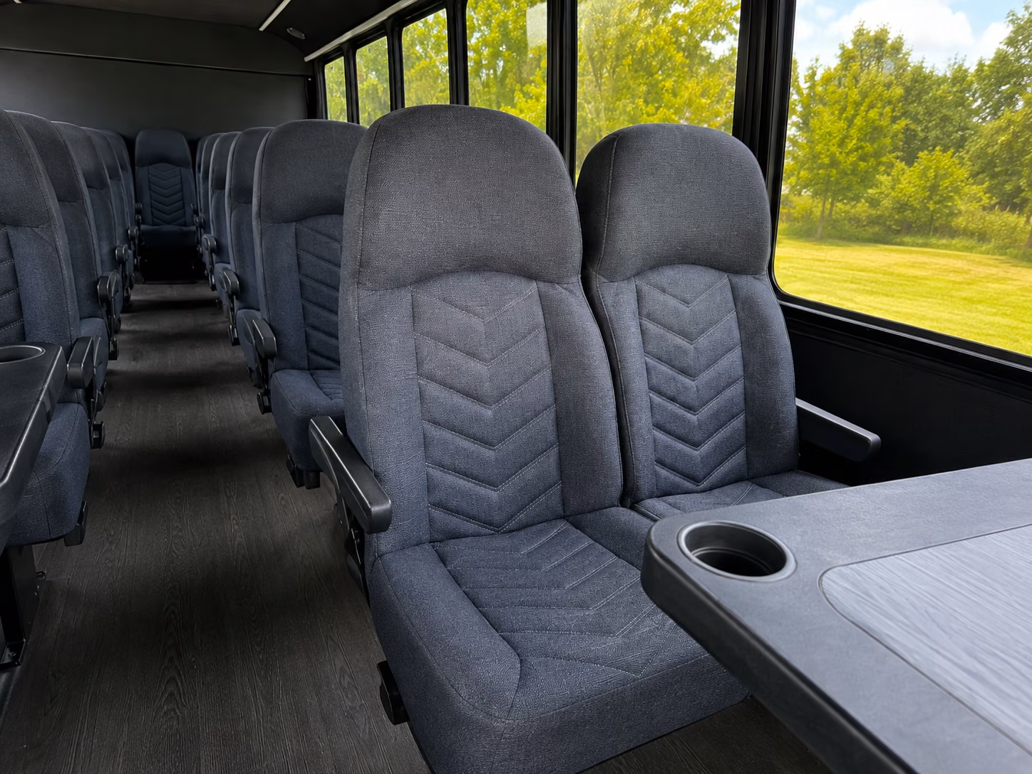 kansas city long distance transportation onboard seating