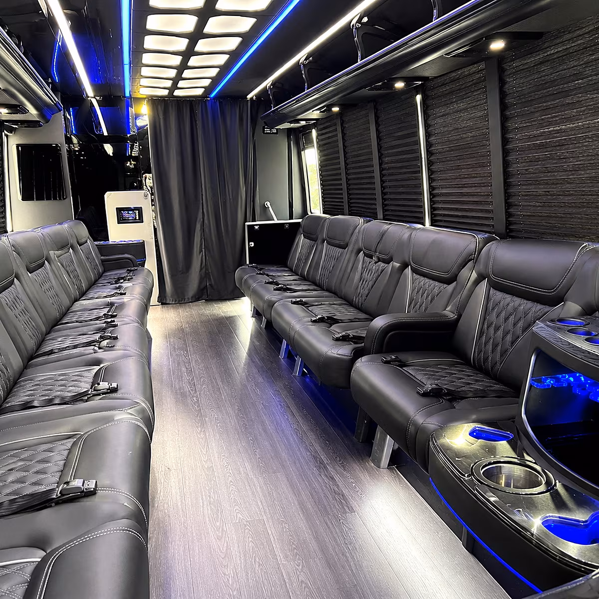 kansas city party bus rentals inside